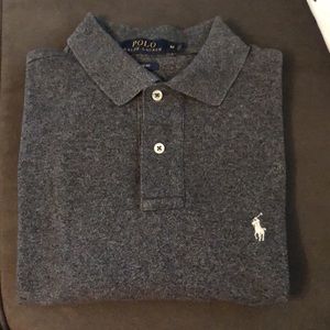 Charcoal Ralph Lauren Polo - Medium